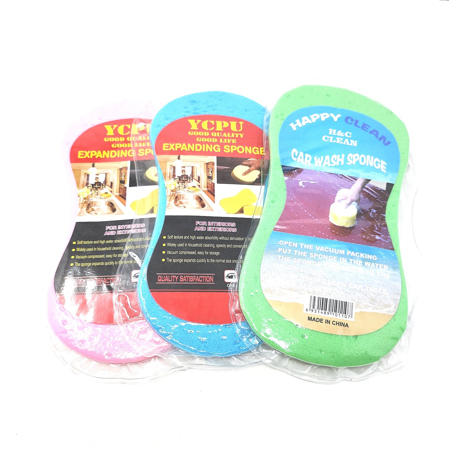 Car Wash Sponge, Vacuum Packing