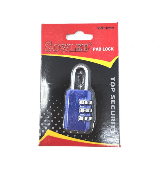 Padlock, w/ Number (32mm)