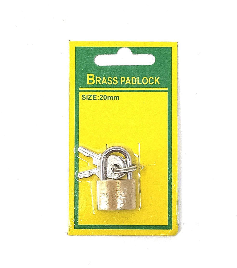 Padlock, w/Keys (20mm)
