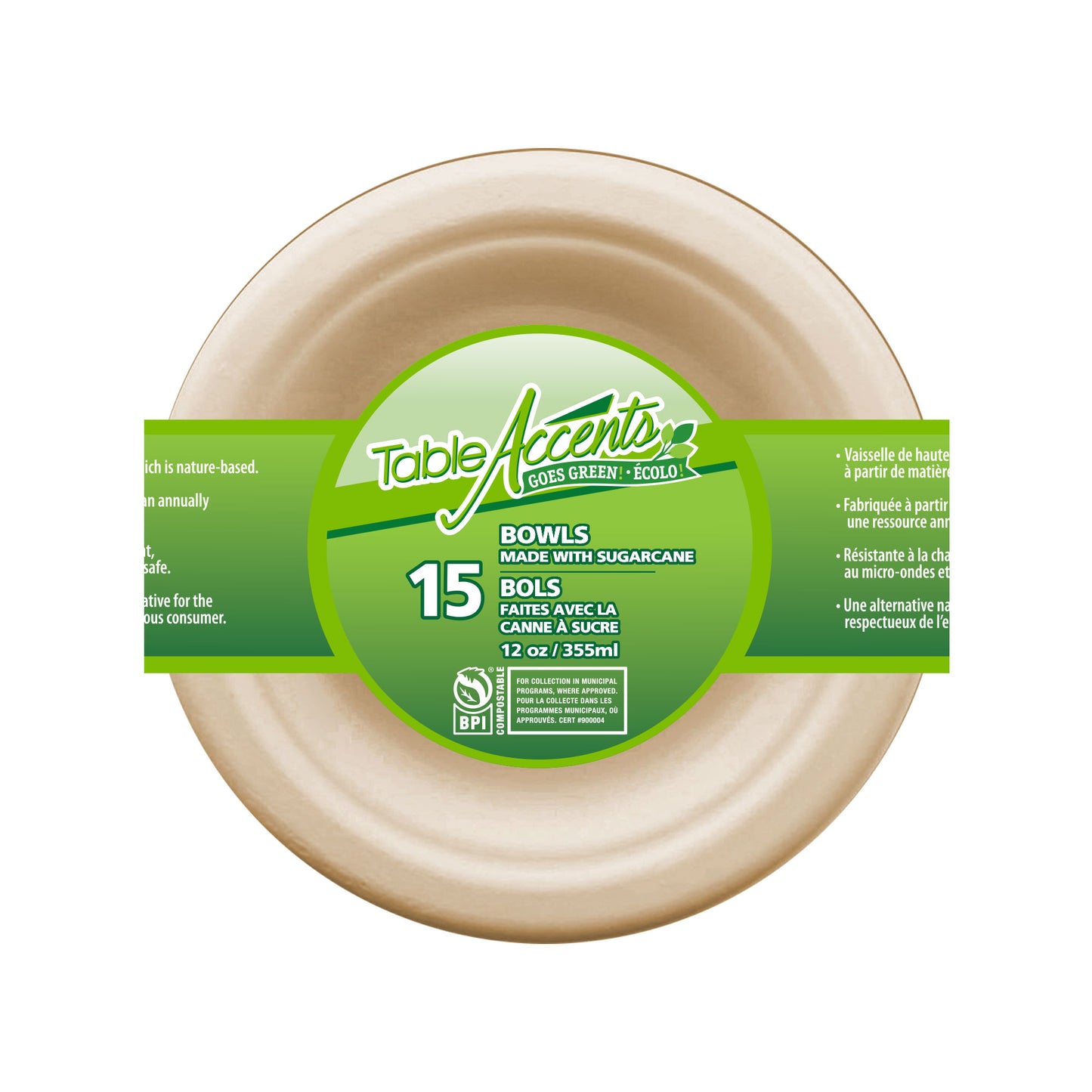 Composable Bowl Plate (12oz, 15 units/pack)