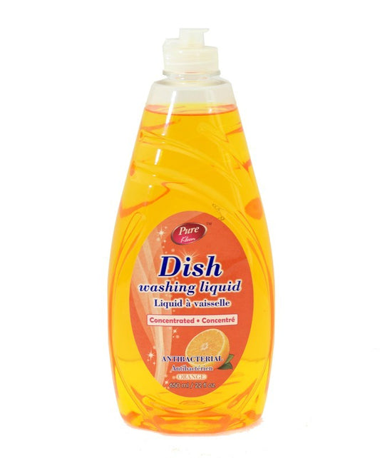 Dish Liquid Soap (650ml) - Pure Kleen - Antibacterial Orange
