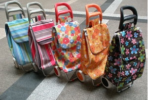 Shopping Bag, with Wheels (Printed, Waterproof)