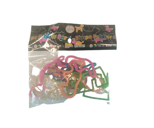 Rubber Band, Color, shape (12 units/pack)
