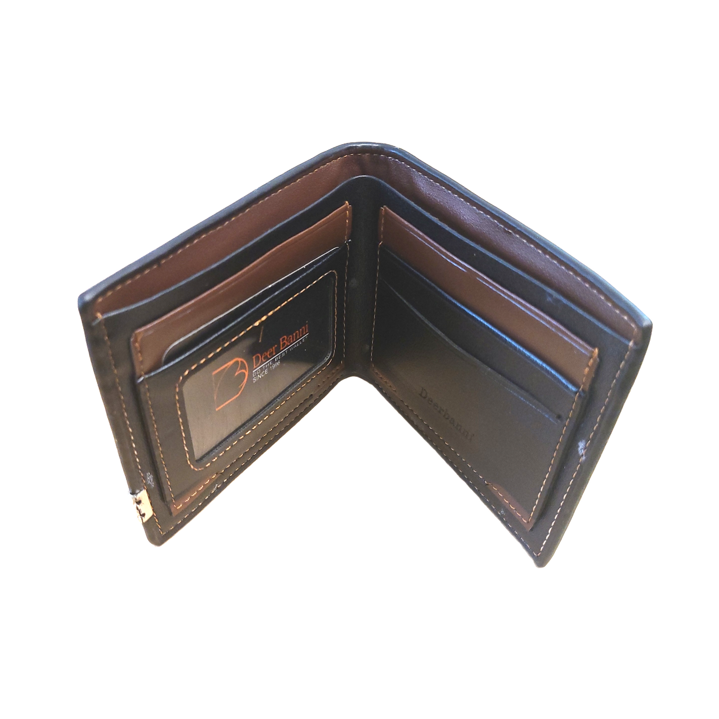 Wallet, Men's, Leather (Black/ Brown)