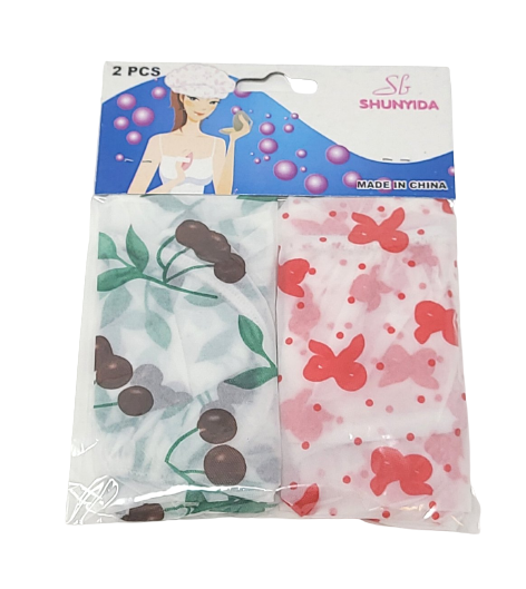 Shower Cap, PVC (2 units/pack)