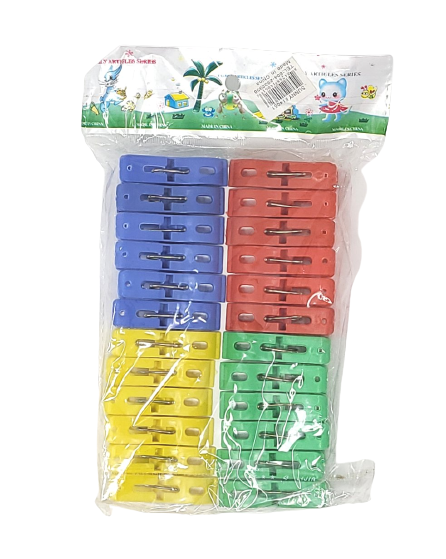 Cloth Peg, Plastic (20 units/pack)