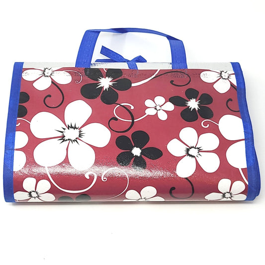 Beach Mat, Folding, Aluminum&Straw