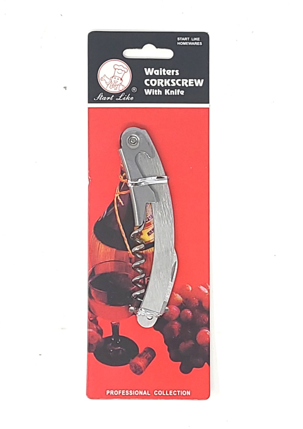 Cork Screw, w/ Knife