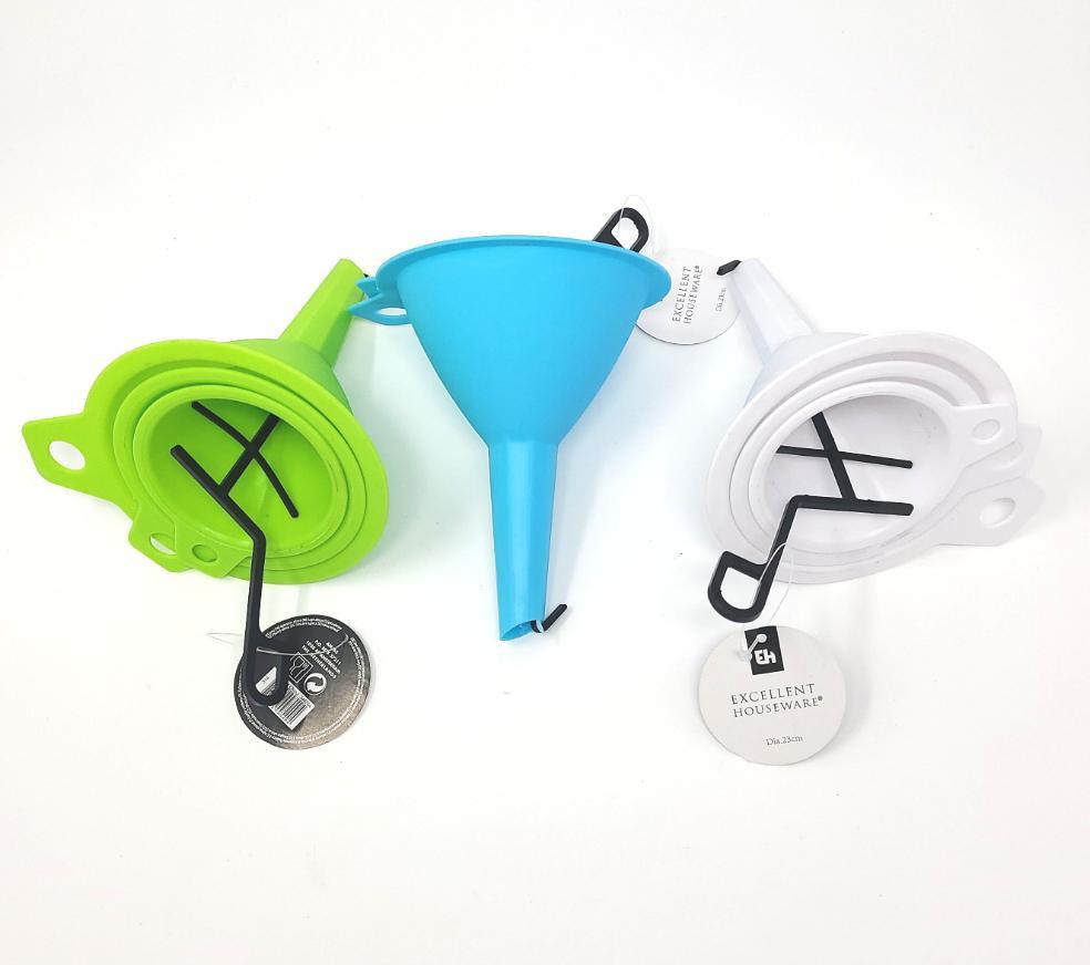 Funnel, Plastic, 23cm dia (3 units/pack).