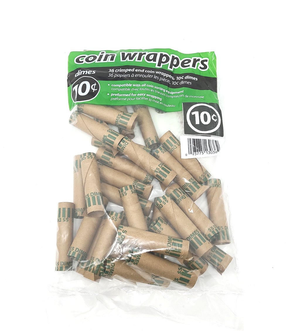 Coin Rolls, Wrapper, Paper