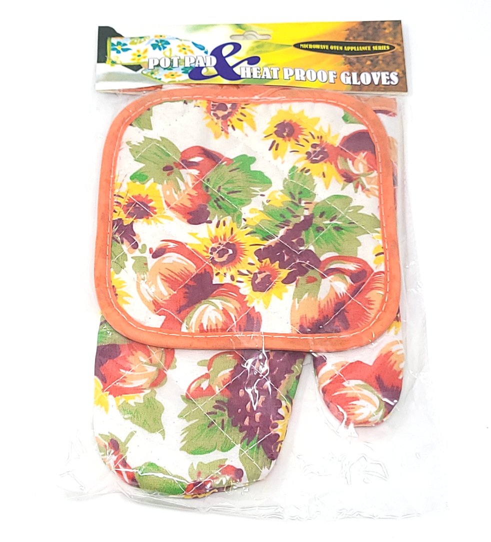 Oven Mitt and Holder, Cloth