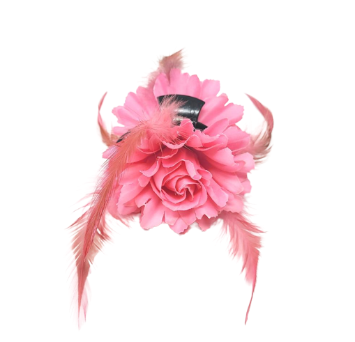 Hair Claw, Flower, (Small, Random Color)