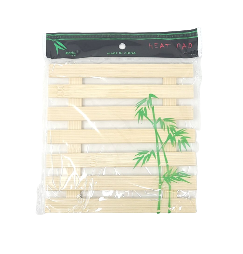 Hot Pot Mat, Bamboo (7x7cm)