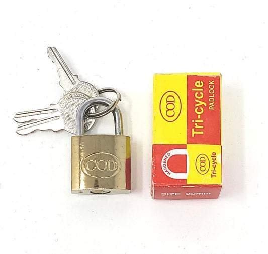 Padlock, w/Keys (20mm)