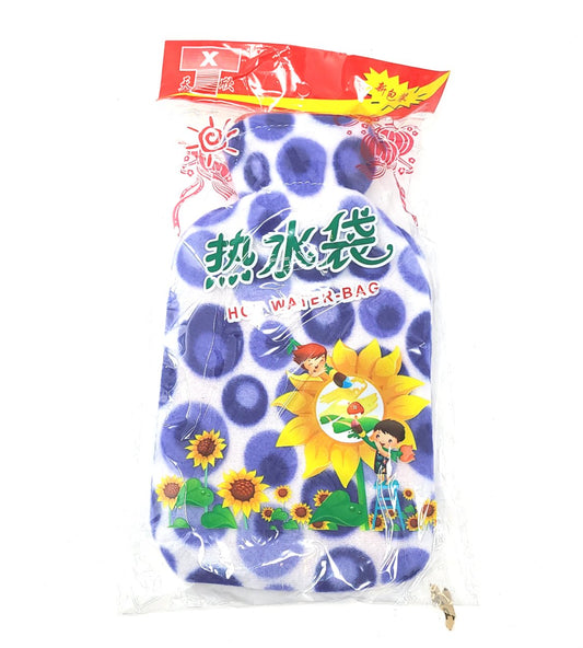 Hot Water Bag , with Cover (Random Pattern, 1L)
