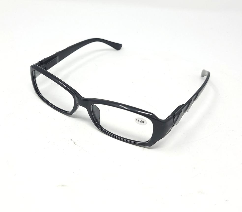 Reading Glass, w/ Spring (Black)