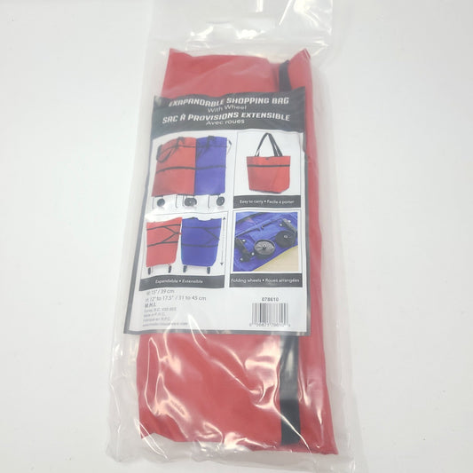 Shopping Bag, w/ Wheel, Foldable