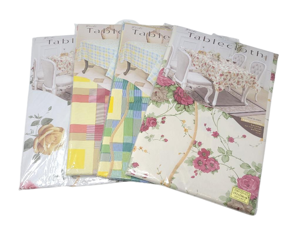 Table Cloth, with Flannel Backing (Random Pattern)