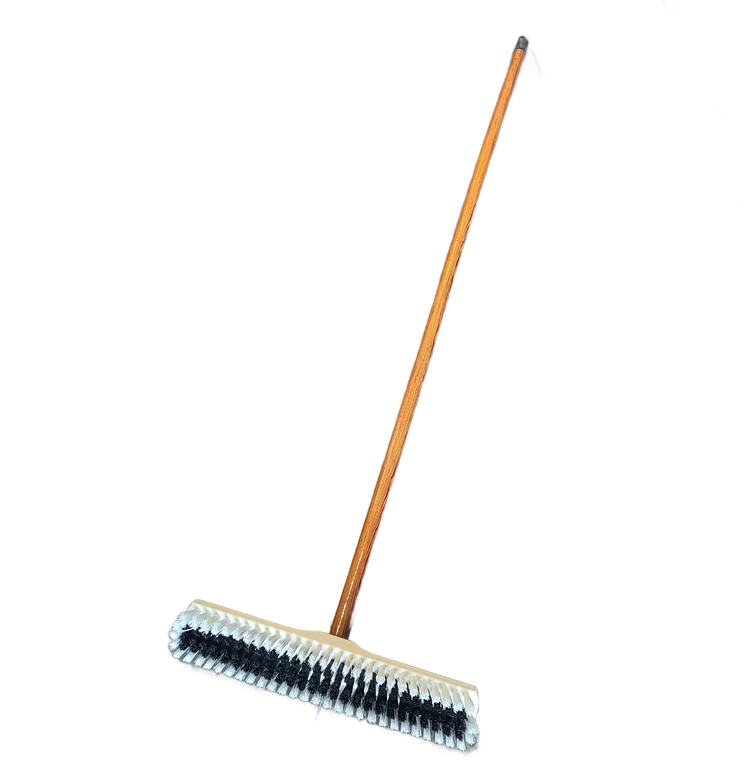 Hard Floor Brush, w/ Wooden Stick (Large)