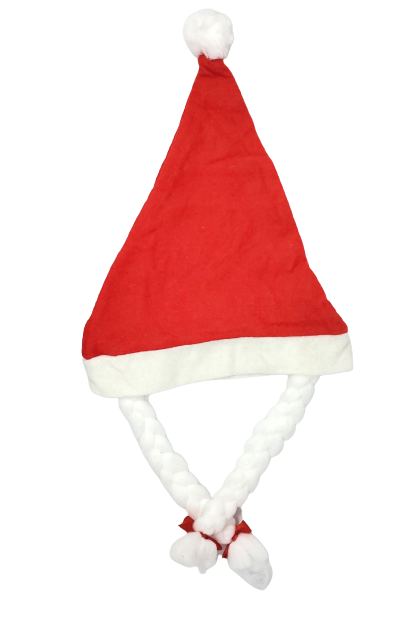 Santa Hat with Braids