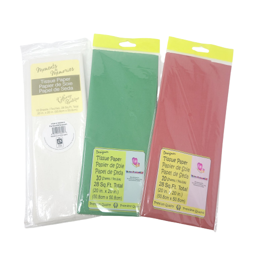 Tissue Paper (20"x 20", 10 sheets/pack)