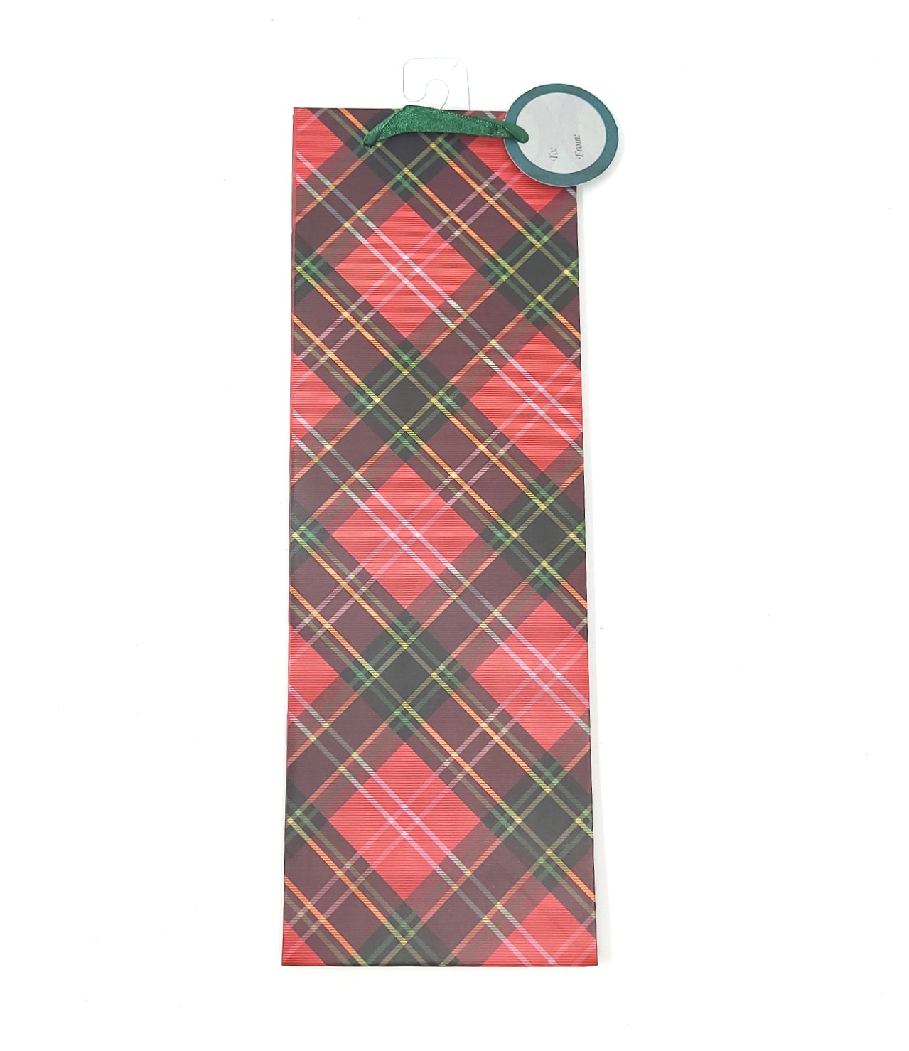 Wine Gift Bag, Paper, Christmas (35 x 11.8 x 9.2cm)