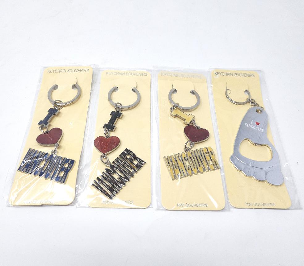 Keychain, Souvenir ("I Love Vancouver")