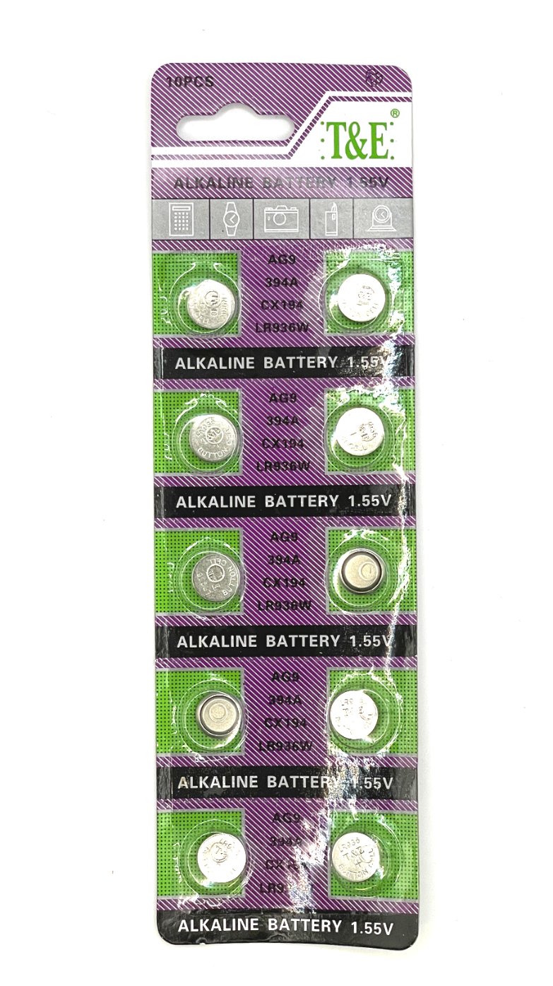 Button Battery (AG0 to AG13) (10 units/ pack)