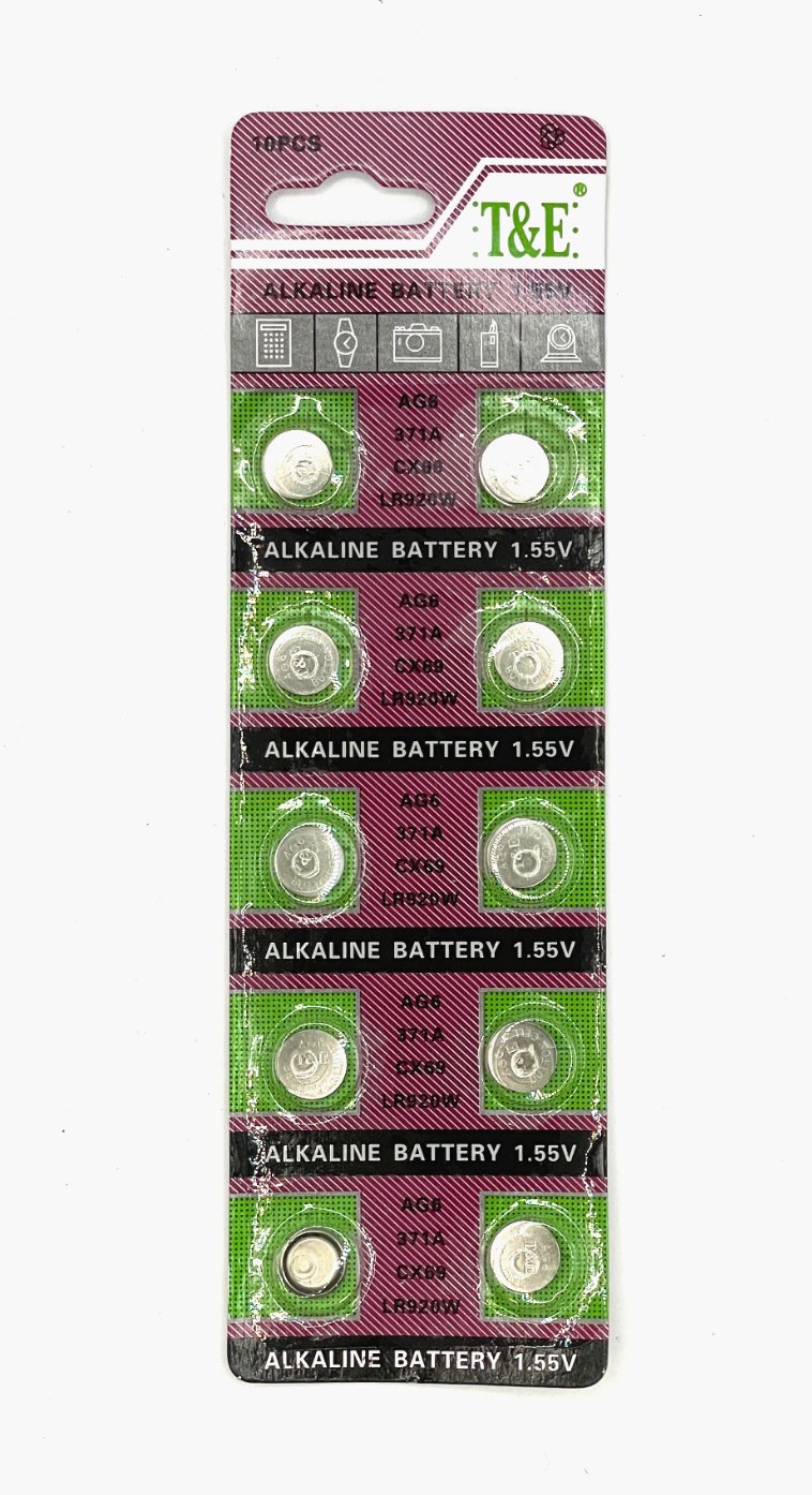 Button Battery (AG0 to AG13) (10 units/ pack)