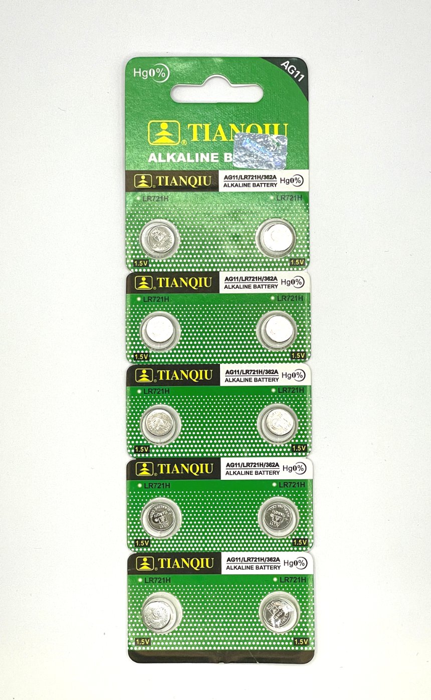 Button Battery (AG0 to AG13) (10 units/ pack)