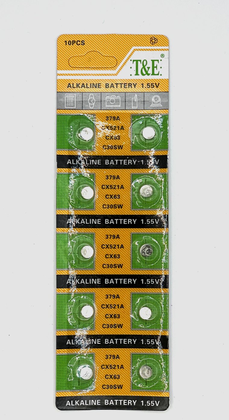 Button Battery (AG0 to AG13) (10 units/ pack)