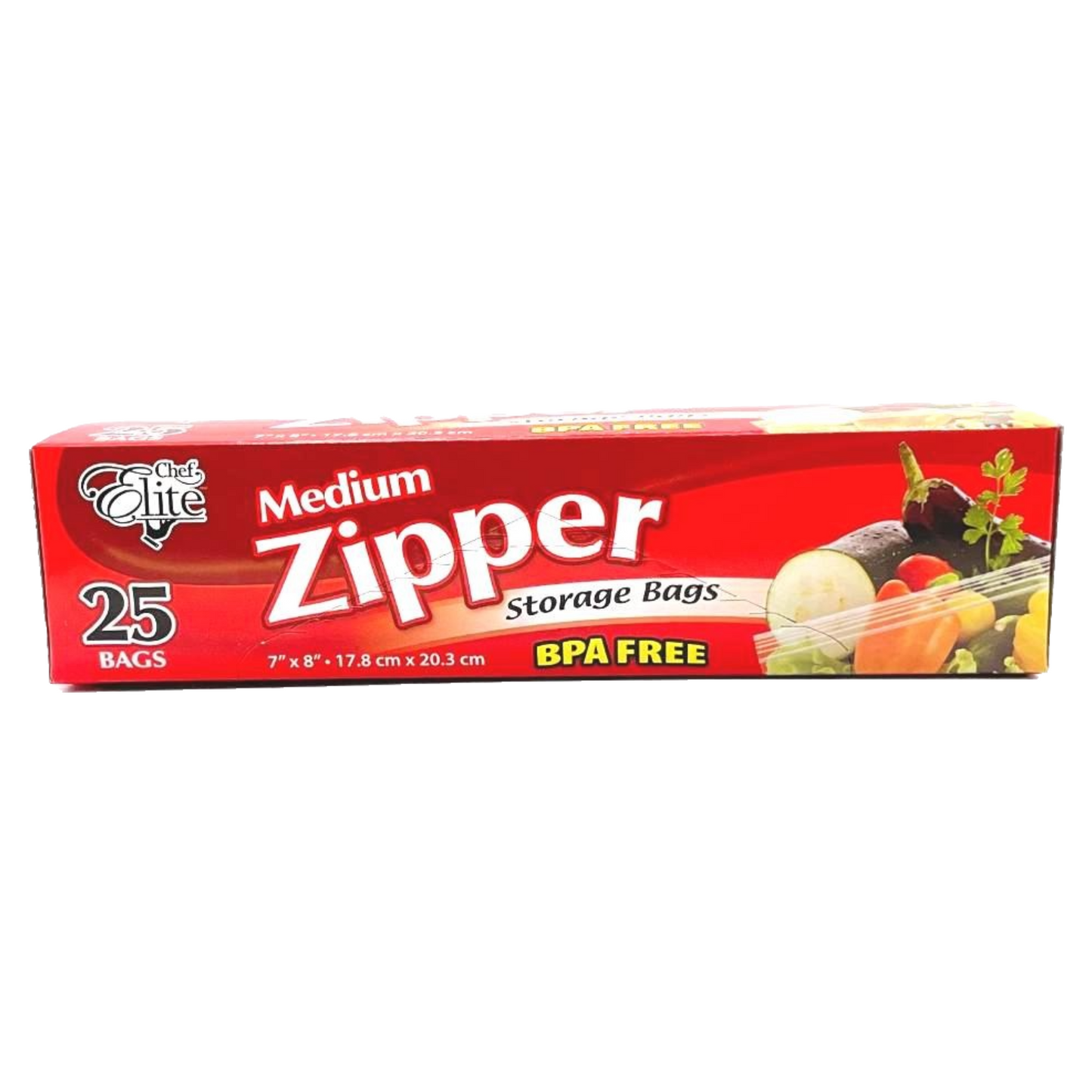 Storage Bag , Zipper (Medium, 25 units/pack)