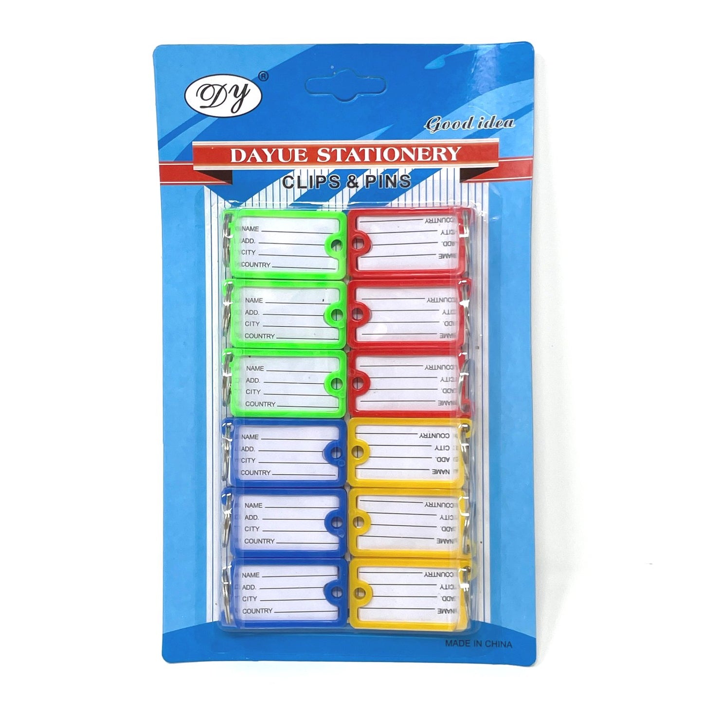 Tag, Key (12 units/pack)