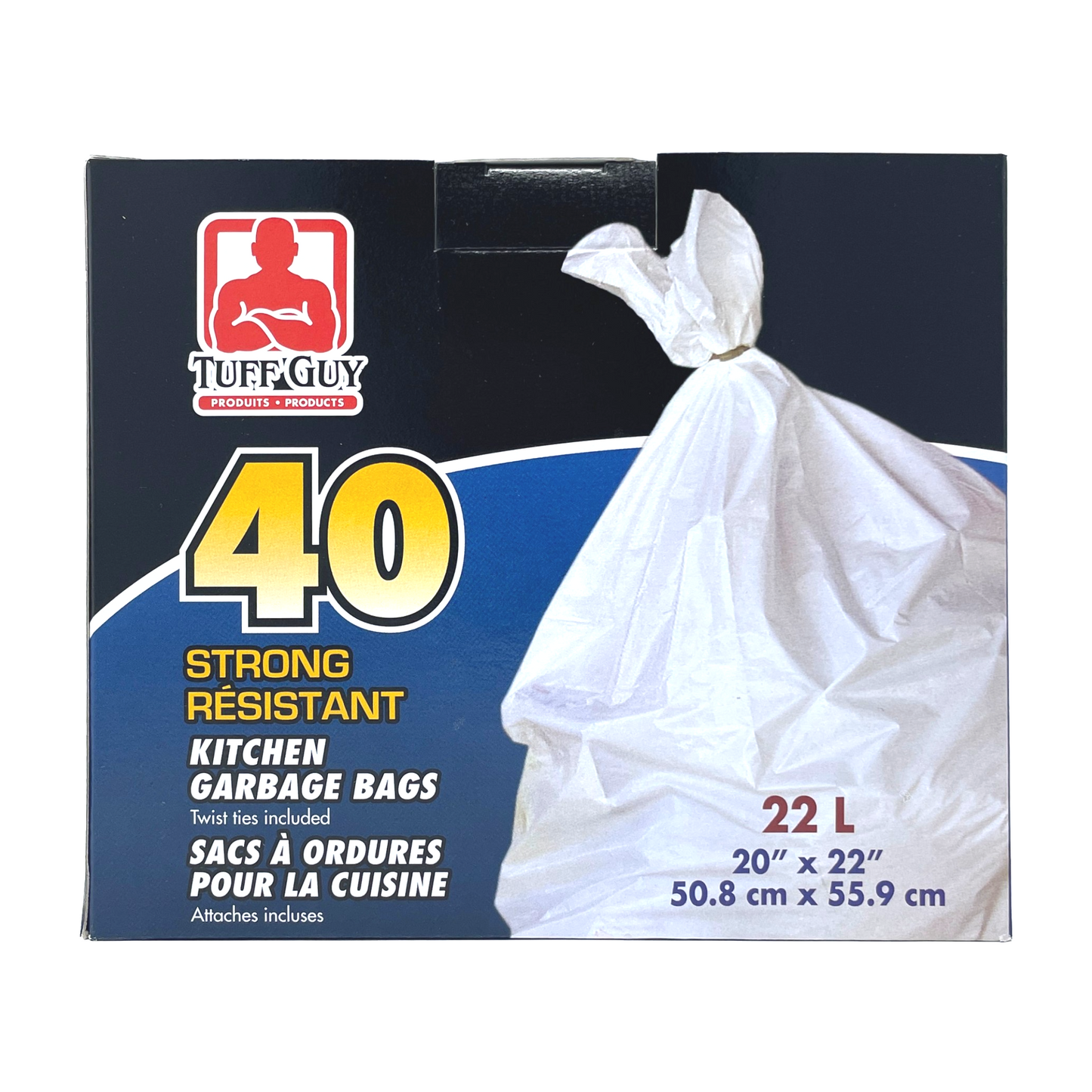 Garbage Bag, Kitchen, 22L (40 units/pack)