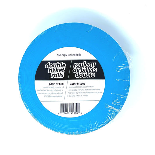 Admit Ticket+Coupon, Double (2000 units/pack)