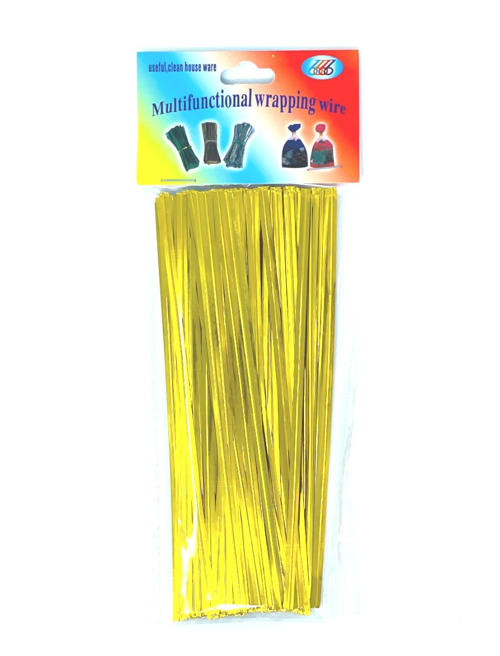 Wrapping Tie, Metallic (Gold/Silver, 15cm)