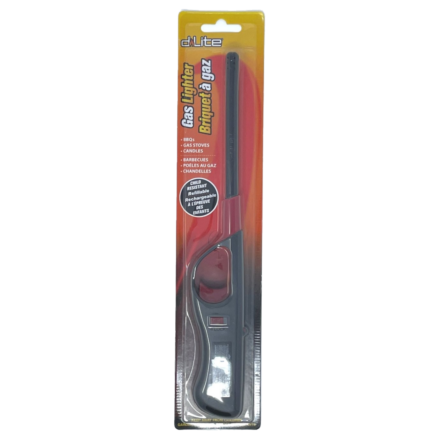 BBQ Lighter, w/ Safety Lock, Rechargeable