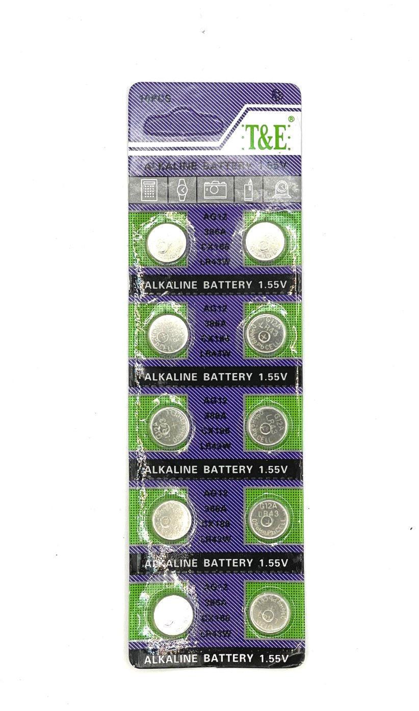 Button Battery (AG0 to AG13) (10 units/ pack).