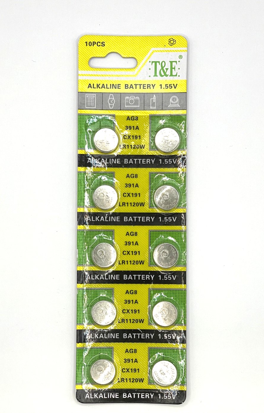 Button Battery (AG0 to AG13) (10 units/ pack)
