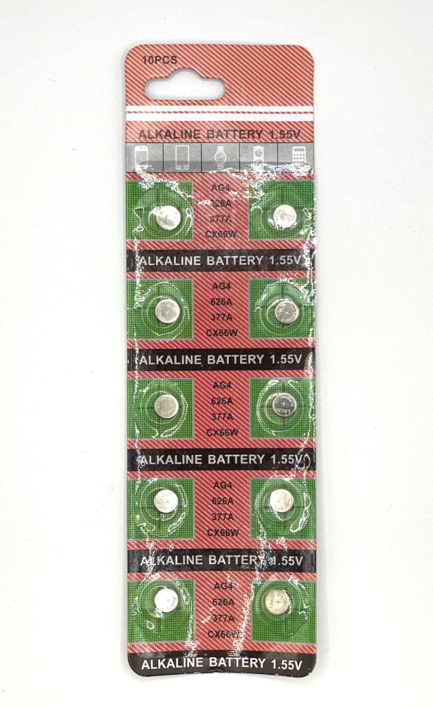 Button Battery (AG0 to AG13) (10 units/ pack)