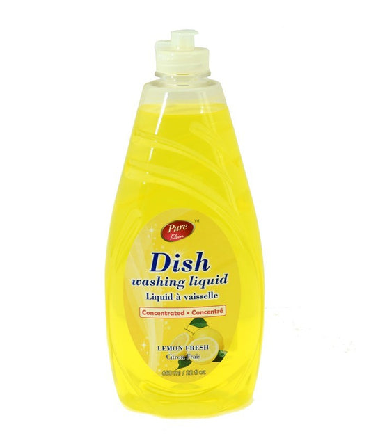 Dish Liquid Soap (650ml) - Pure Kleen - Lemon Fresh