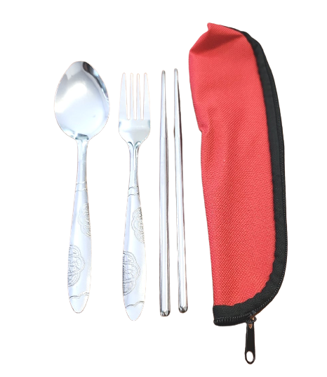 Cutlery Set, w/ Holder, Stainless Steel