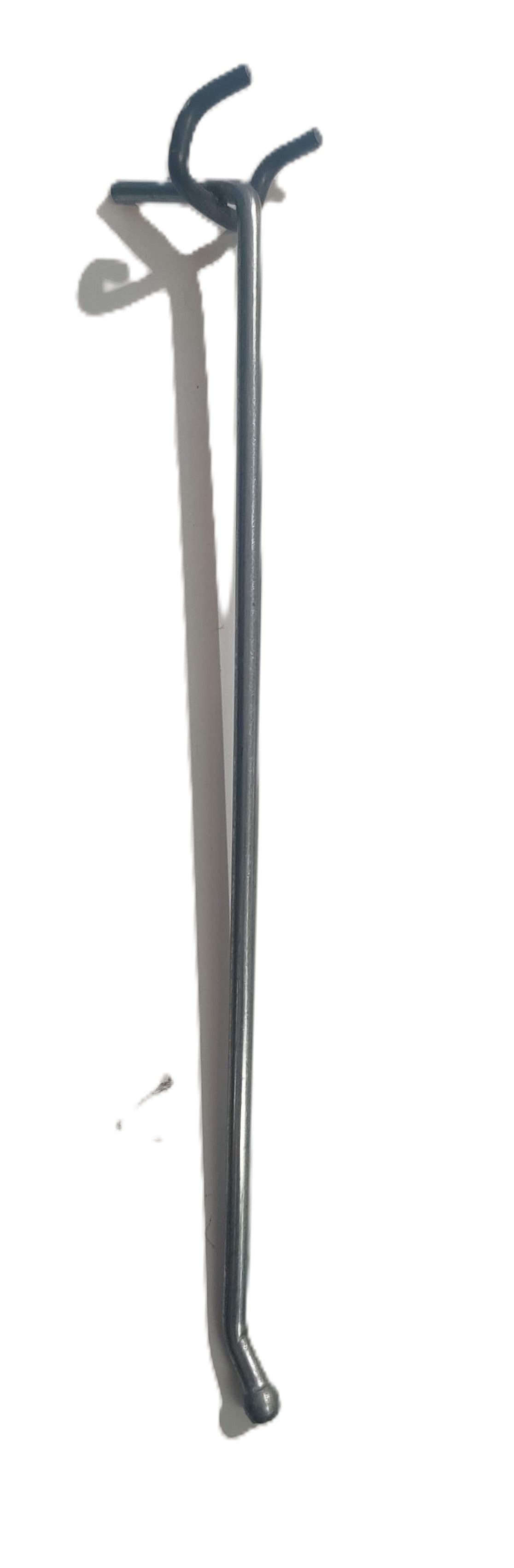 PEG Hook - 6 inch - Steel Straight (12 Pack)