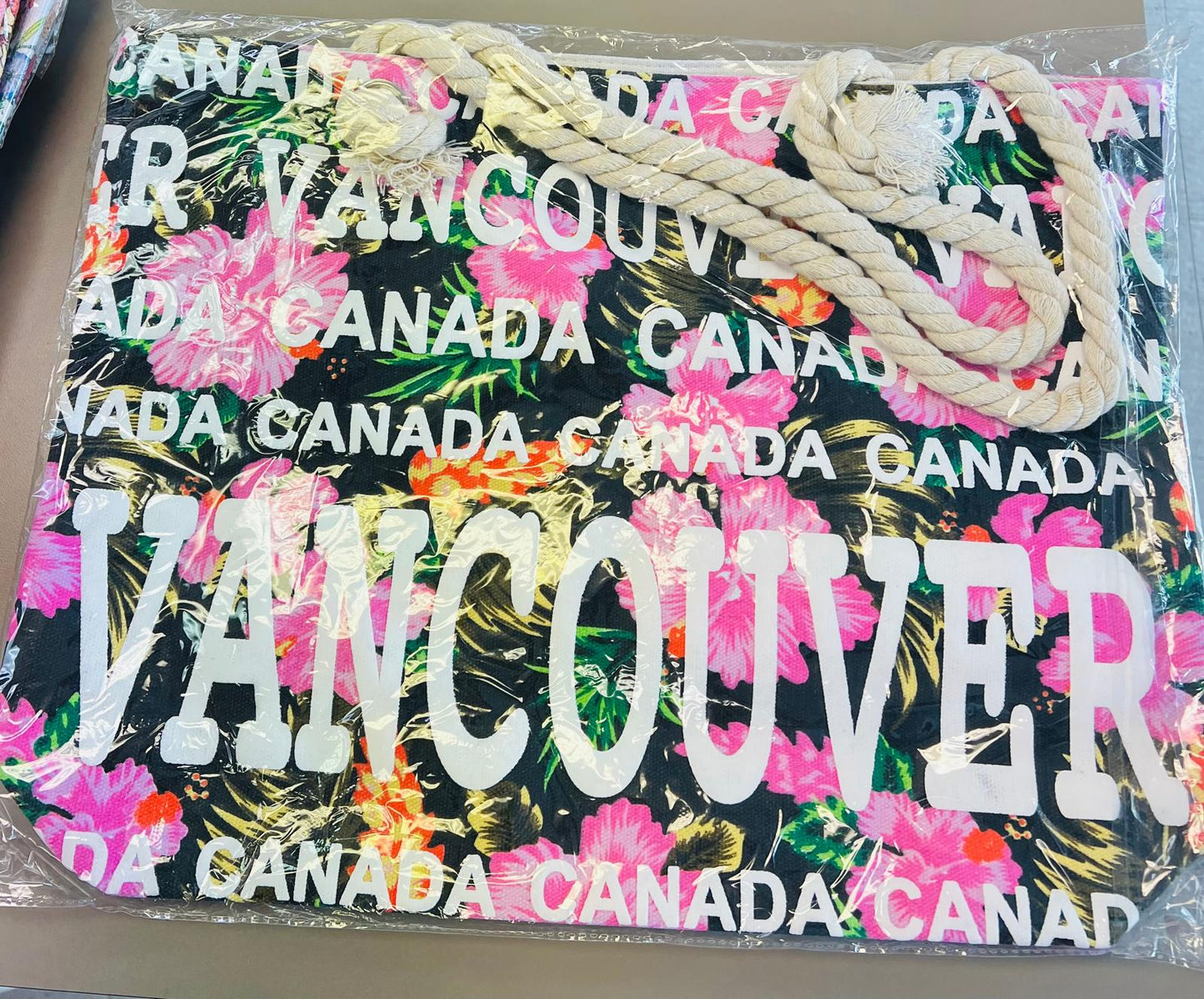Tote Bag, Women,  Vancouver, Large (19" x 14")