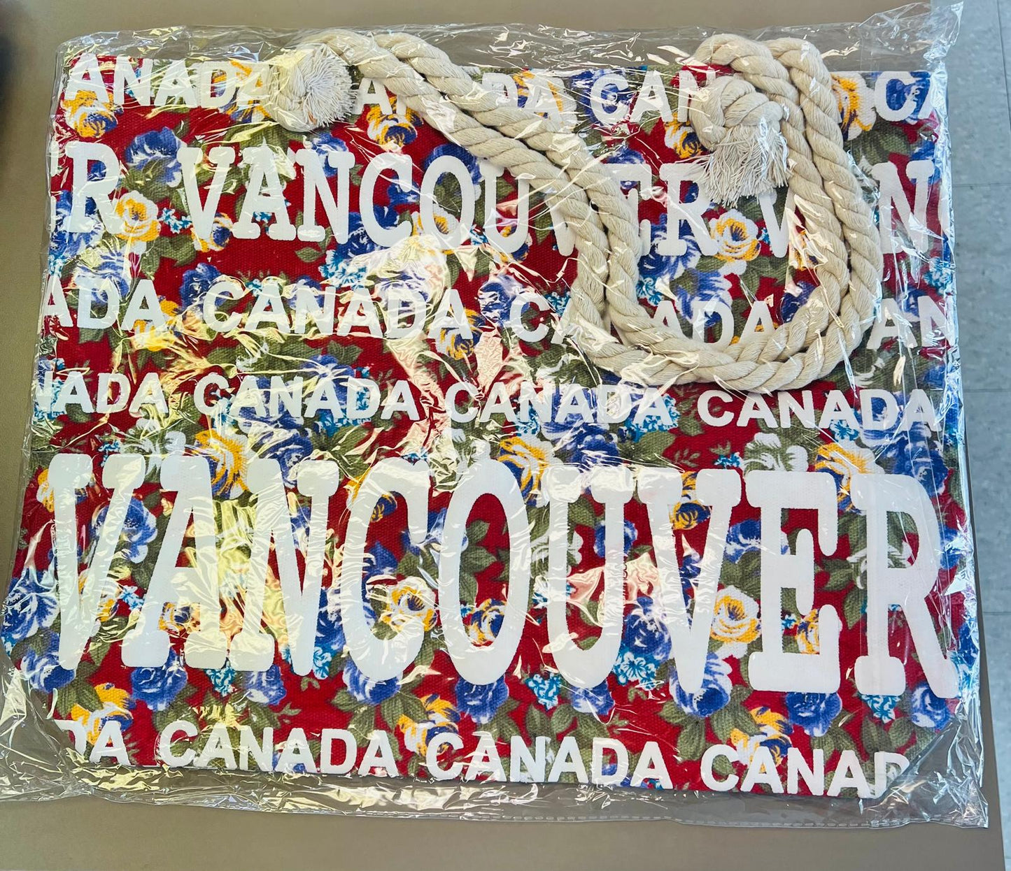 Tote Bag, Women,  Vancouver, Large (19" x 14")