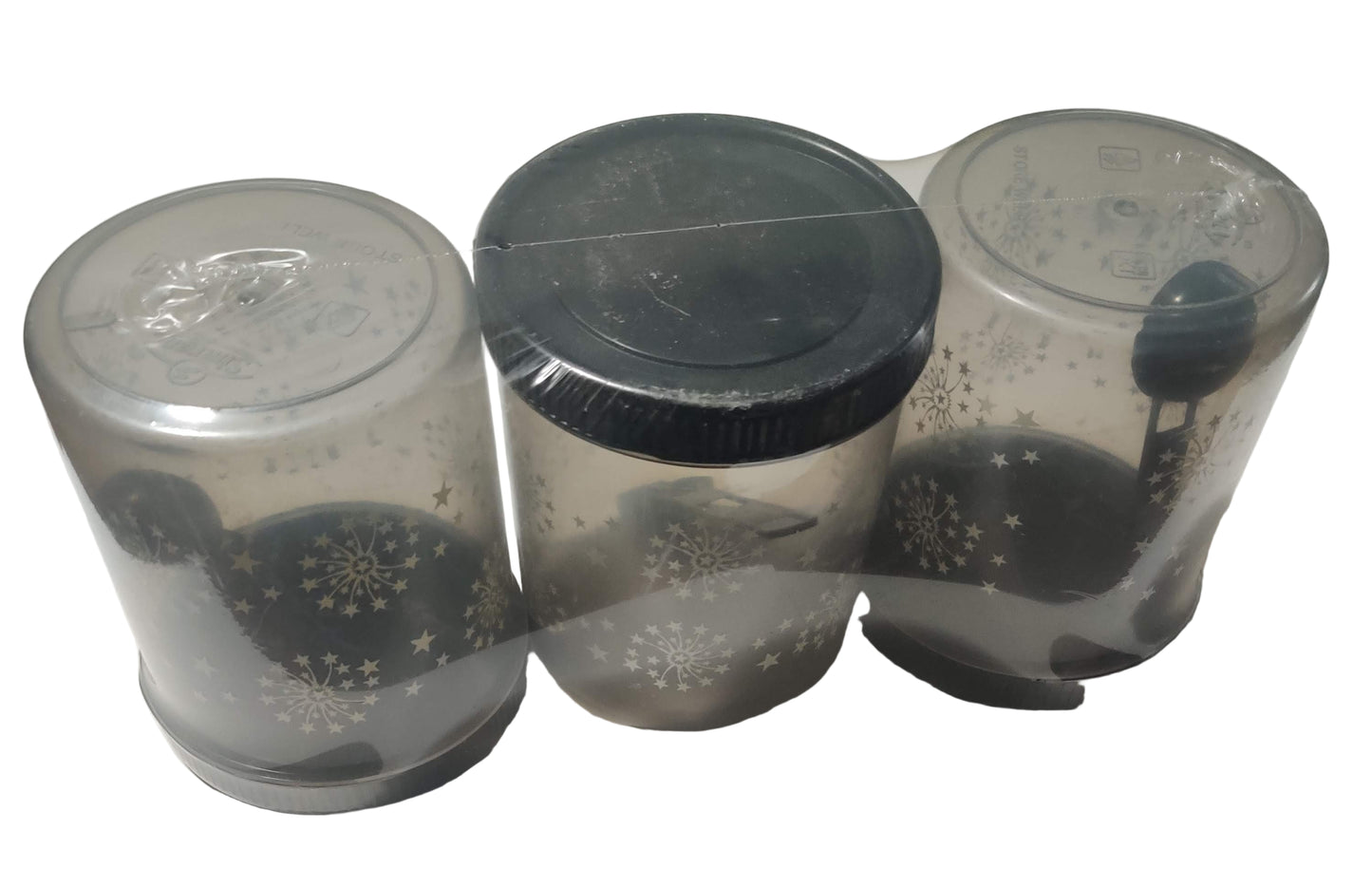 Plastic Container, 3 Units