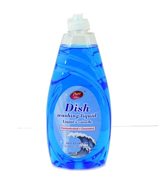 Dish Liquid Soap (650ml) - Pure Kleen - Ocean Blue