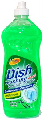 Dish Liquid Soap (650ml) - Pure Kleen - Original Green