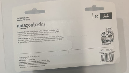 Amazon Battery AA (20 units Pack)