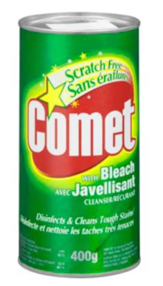 COMET POWDER WITH BLEACH CLEANSER 400 GM